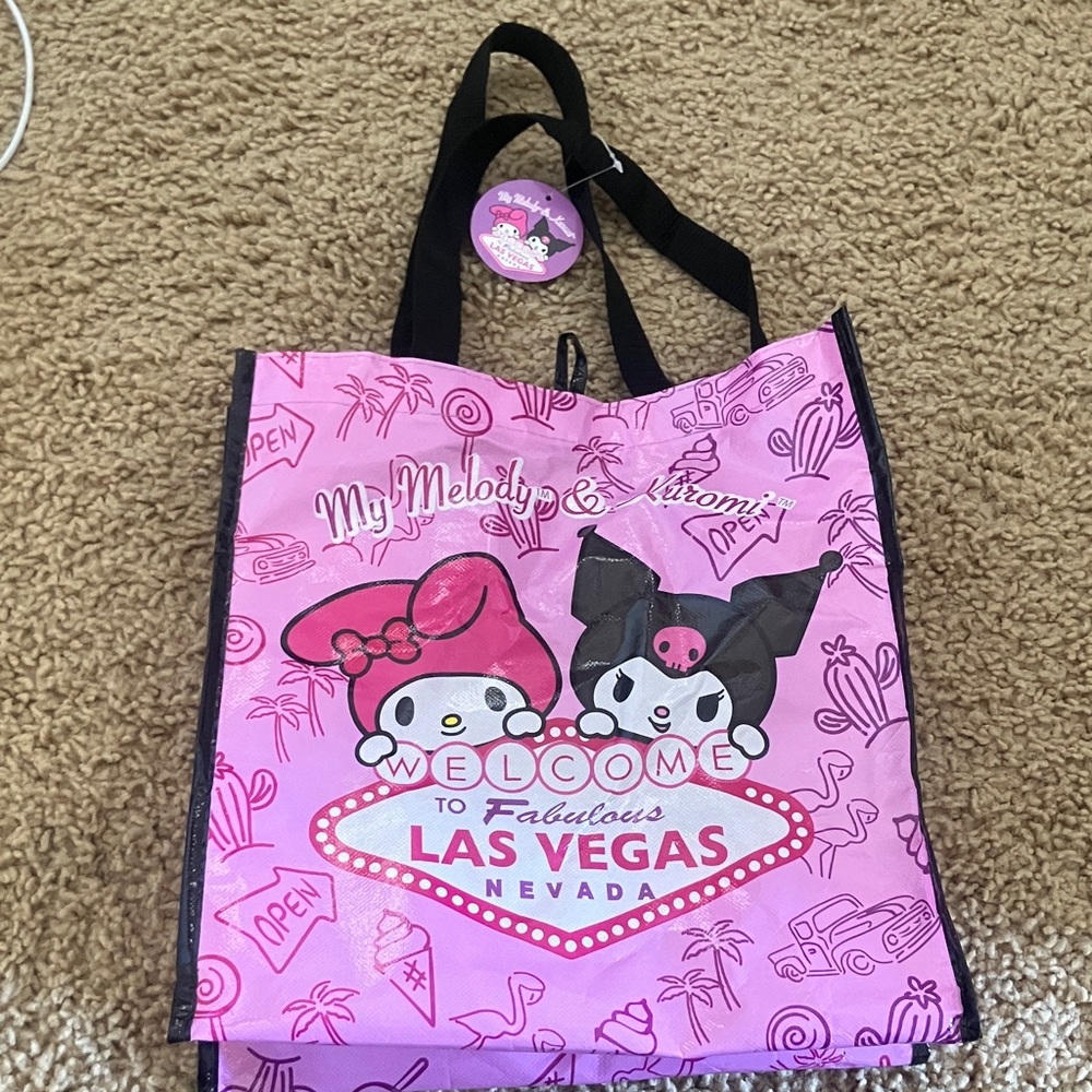My Melody tote bag brand new never used from las vegas gift shop
